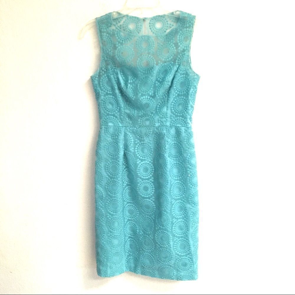 Maggie London sheer overlay sleeveless dress 4‎